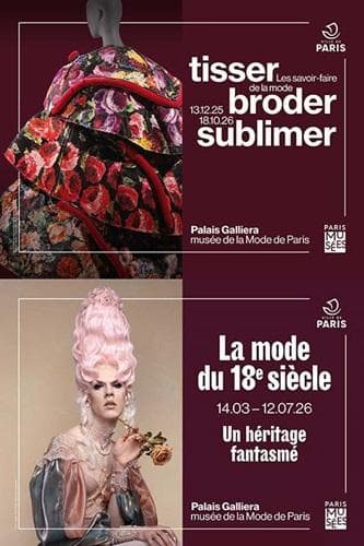 Billet combiné Tisser, broder, sublimer + La mode du 18e